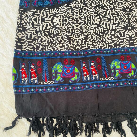 Pareos Del Mar Sarong Wrap Cover Up One Size Multicolor Summer Beach Resort - Picture 11 of 12